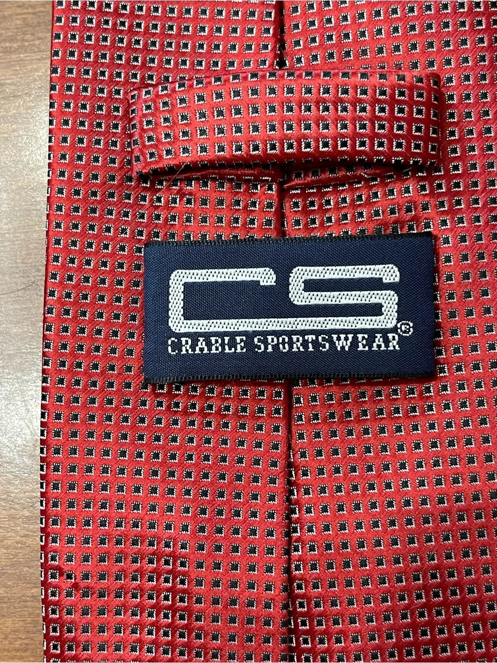 Texas Tech Ties Go Red Raiders Logo Red Black 100% Silk US Crable Sportswear